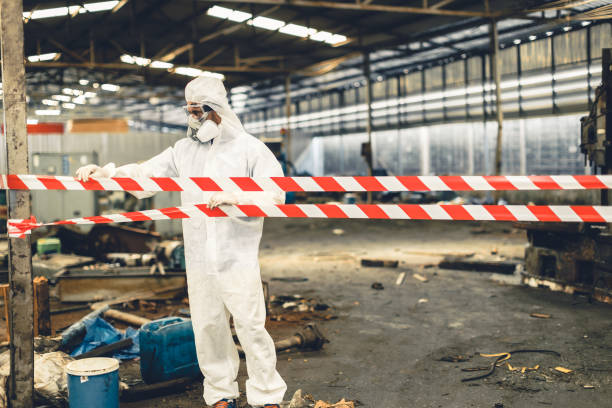 Professional Sewage Cleanup technician working in Doniphan, MO
